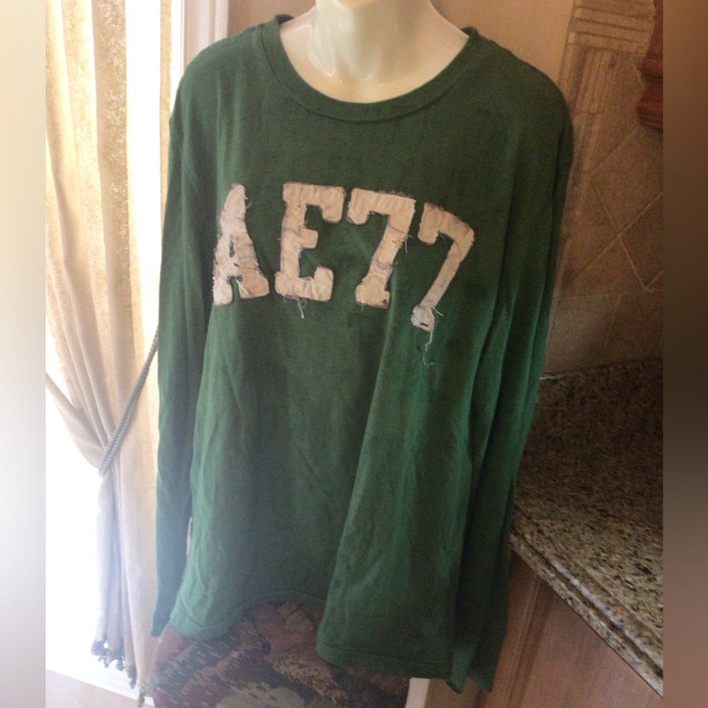 Men’s American Eagle Outfitters Vintage Fit Green Long sleeve Tee